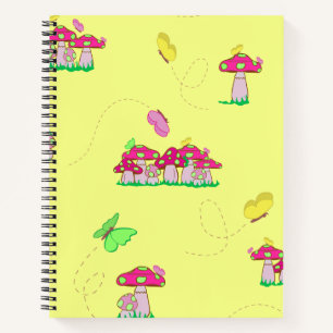 Peace Love Mushrooms Notebook