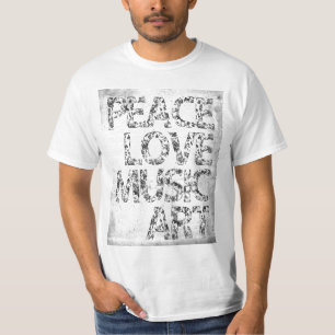 peace love music art T-Shirt