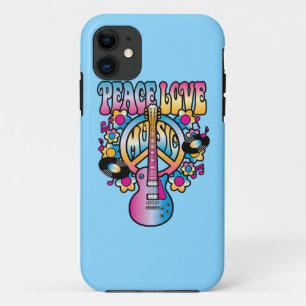 Peace Love Music iPhone 11 Case