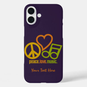 Peace Love Music custom cases