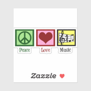 Peace Love Music Laptop
