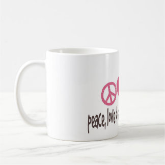 peace, love & nam myoho renge Coffee Mug