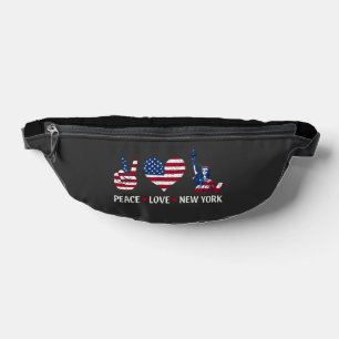 Peace Love New York Bum Bags
