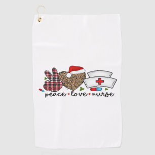 Peace Love Nurse, Halloween Classic T-Shirt Golf Towel
