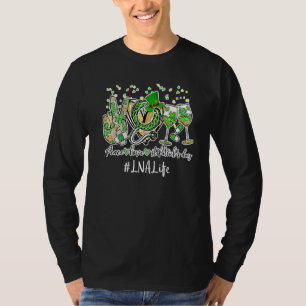 Peace Love Nurse St Patrick Day 2022 Lna Emt Cma L T-Shirt