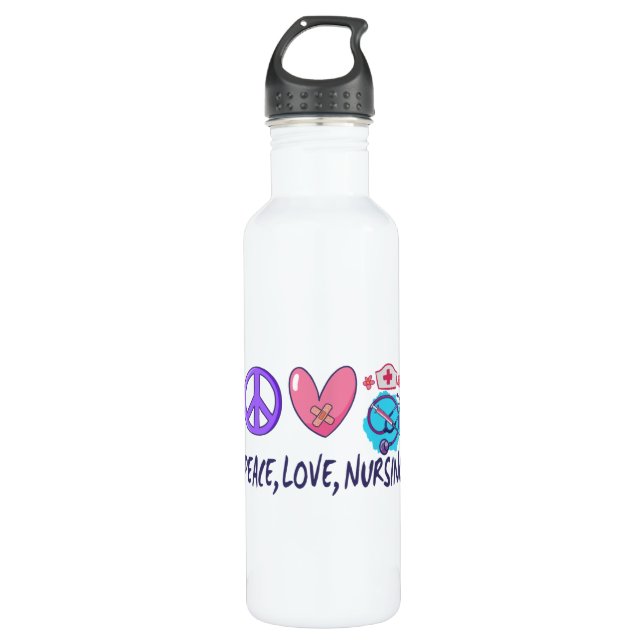 Peace Love Nursing 710 Ml Water Bottle (Front)