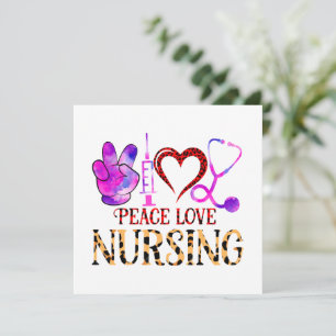 Peace Love Nursing – Cute Nurse Design