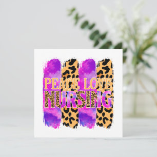 Peace Love Nursing – Cute Nurse Design (2)