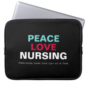 Peace Love Nursing Premium Laptop Sleeve