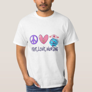 Peace Love Nursing T-Shirt