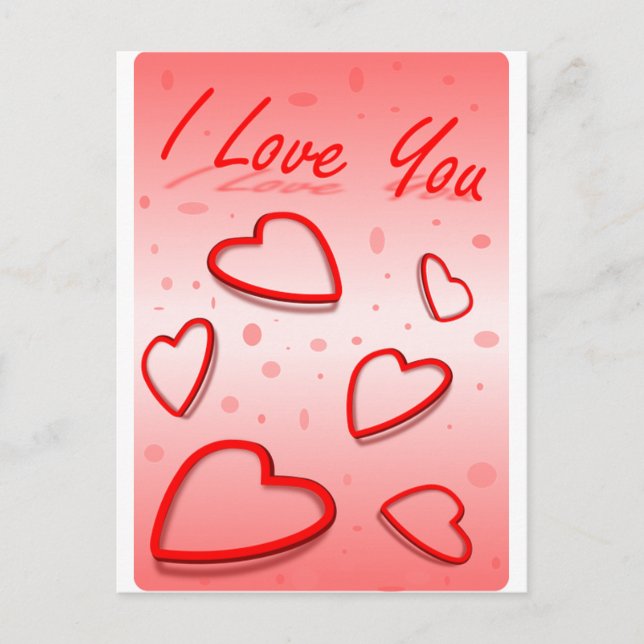 Peace Love Office Party Thanks Pattern Colorful Holiday Postcard (Front)