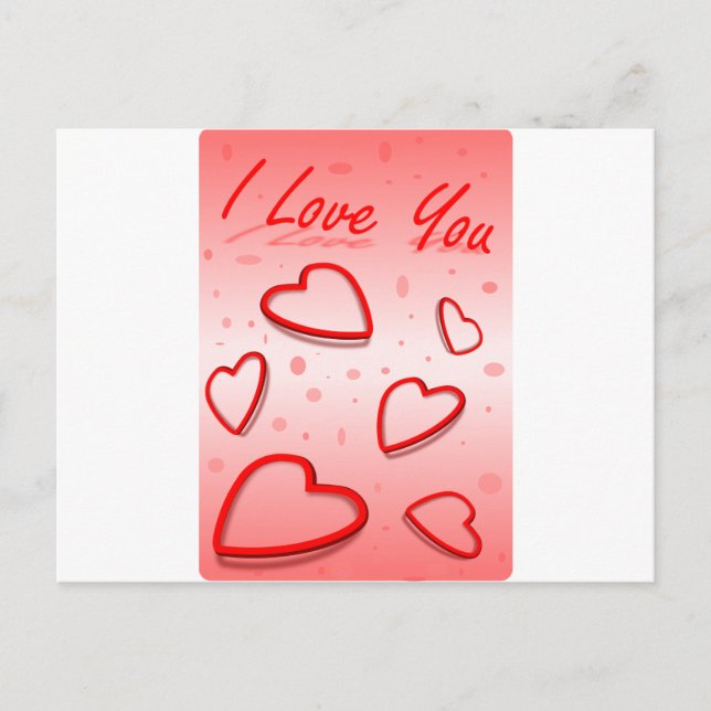 Peace Love Office Party Thanks Pattern Colourful Postcard (Front)