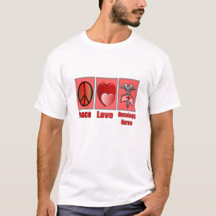 Peace Love ONCOLOGY Nurse T-Shirt