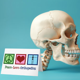 Peace Love Orthopaedics Holiday Card