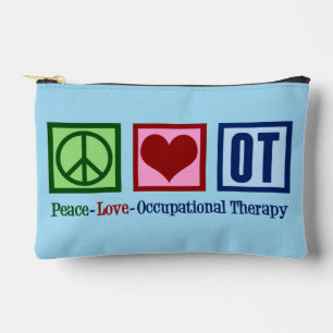 Peace Love OT Occupational Therapy Accessory Pouch