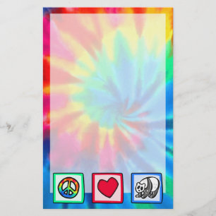 Peace, Love, Pandas Stationery