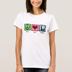 Peace Love Pandas T-Shirt