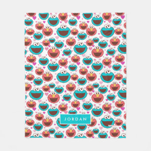 Peace & Love Pattern   Add Your Name Fleece Blanket