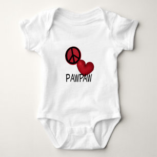 Peace Love PawPaw Baby Bodysuit