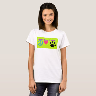 Peace Love & Paws T-Shirt