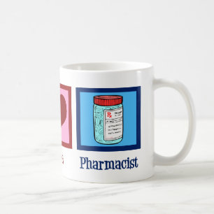Peace Love Pharmacist Coffee Mug