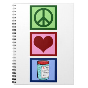 Peace Love Pharmacist Notebook