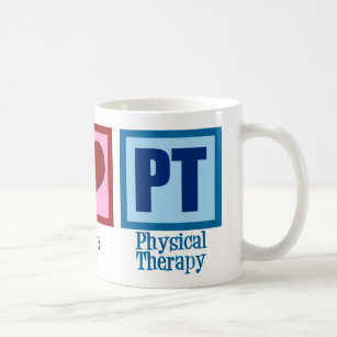 Peace Love Physical Therapist Coffee Mug