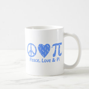 Peace Love Pi Music Coffee Mug