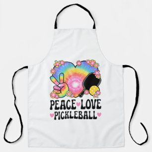 Peace Love Pickleball Apron