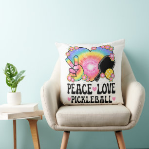 Peace Love Pickleball Cushion