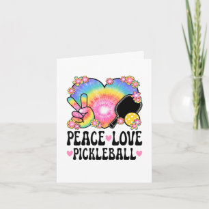 Peace Love Pickleball Holiday Card