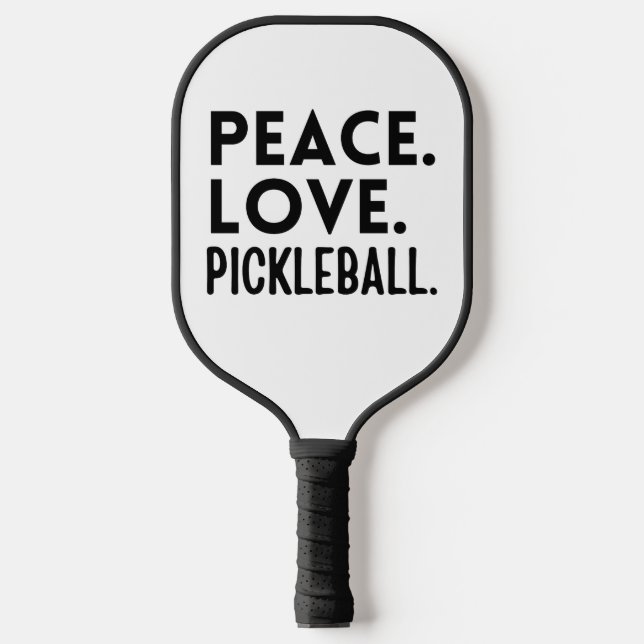 Peace Love Pickleball Paddle (Front)