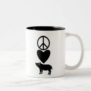 Peace Love & Pigs Mug