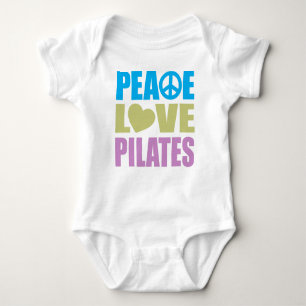 Peace Love Pilates Baby Bodysuit