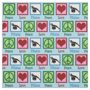 Peace Love Pilates Fabric