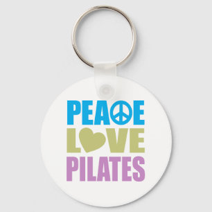 Peace Love Pilates Key Ring