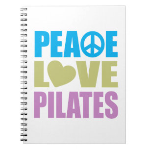 Peace Love Pilates Notebook