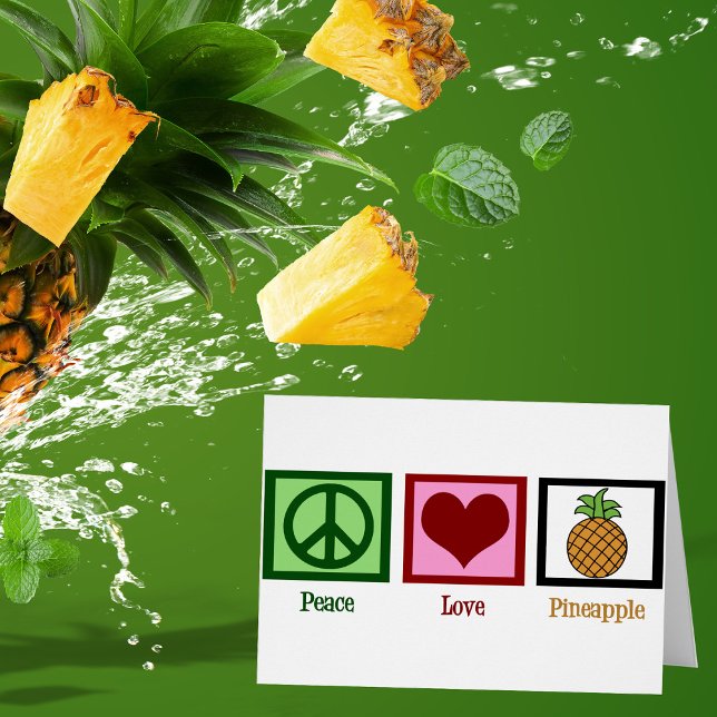 Peace Love Pineapple Card (Creator Uploaded)