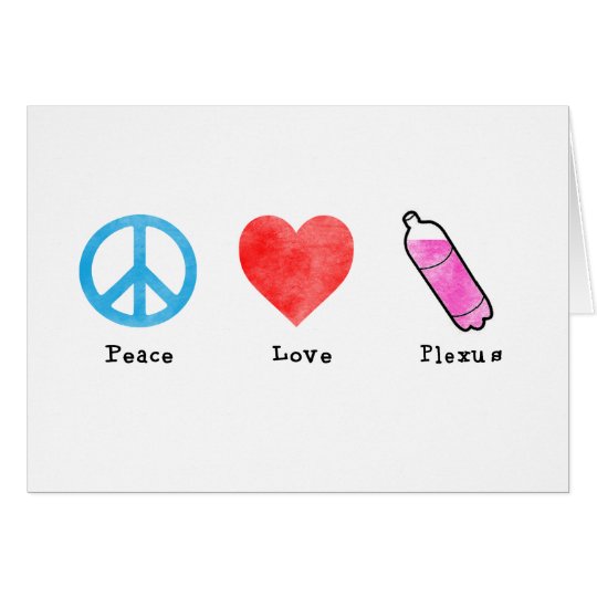 Peace Love Plexus Card