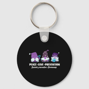 Peace Love Prevention Support Suicide Prevention A Key Ring