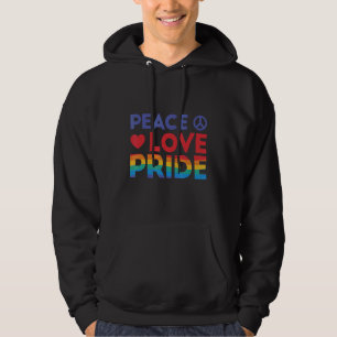 Peace Love Pride Hoodie