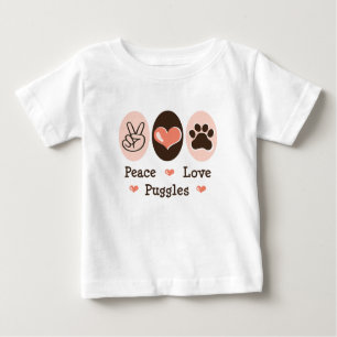 Peace Love Puggles Infant T-shirt