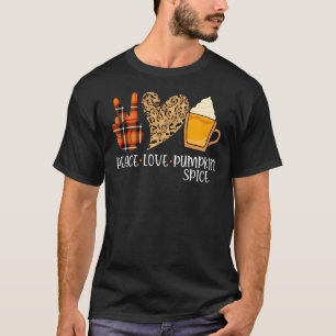 Peace Love Pumpkin Spice Apparel, Men Women Women T-Shirt