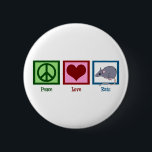 Peace Love Rats 6 Cm Round Badge<br><div class="desc">A peace sign,  heart,  and a rat. I love my cute pet rat.</div>