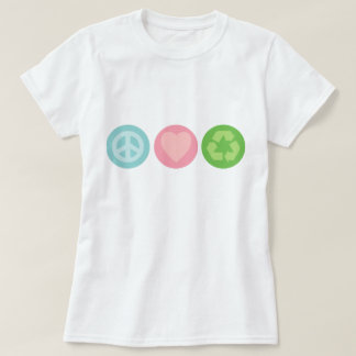 Peace, Love & Recycle T-Shirt