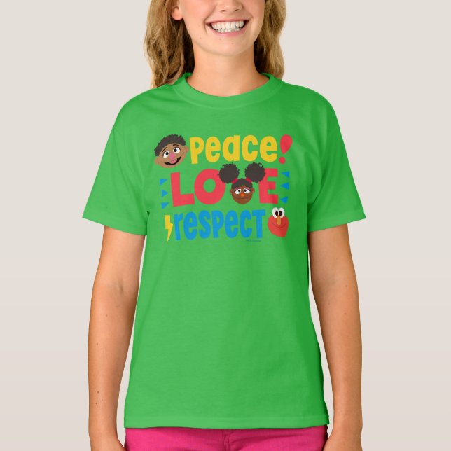Peace Love Respect T-Shirt (Front)