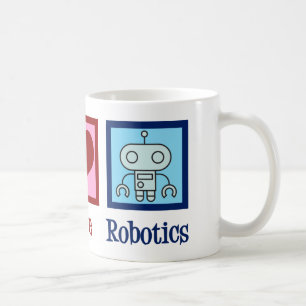 Peace Love Robotics Coffee Mug