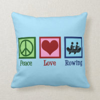Peace Love Rowing - Cute Crew Team