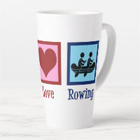 Peace Love Rowing - Cute Crew Team