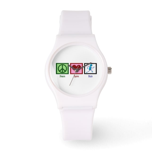 Peace Love Run Watch (Front)